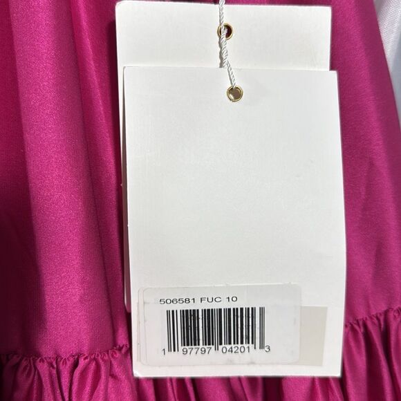 Mac Duggal Pink Halter Maxi Dress - Picture 7 of 8